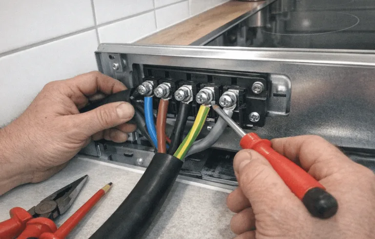 Sicherheitsüberprüfung der Herdanschlussdose